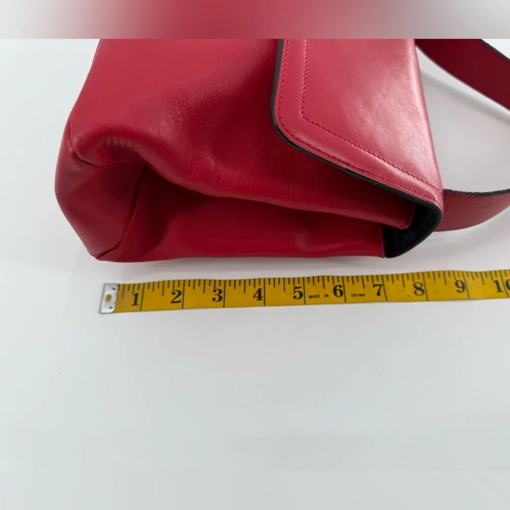 Adrienne‎ Vittadini Red Satchel Shoulder Bag